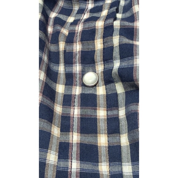 3 Plains Western Wear Men's Short Sleeve Cotton Button-Up Shirts w pearl buttons - Picture 3 of 7
